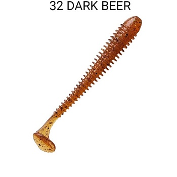 Силикон. приманки Crazy Fish Vibro Worm 3.4  12-85-32-6 
