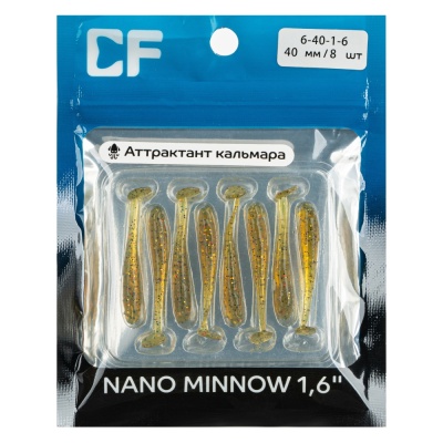 Силикон. приманки Crazy Fish NANO MINNOW 6-40-1-6 