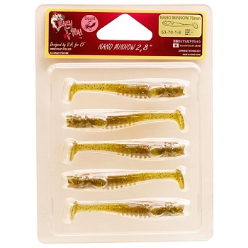 Силикон. приманки Crazy Fish NANO MINNOW 2.8  53-70-1-6