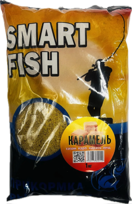 Прикормка Smart fish / карамель (1 кг.)