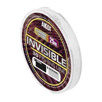 Леска AKKOI INVISIBLE 3D 100m chameleon 0.45mm 