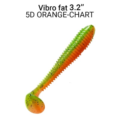 Силикон. приманки Crazy Fish Vibro Fat 4  15-100-5d-6