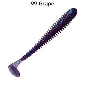 Силикон. приманки Crazy Fish Vibro Worm 3.  11-75-99-6