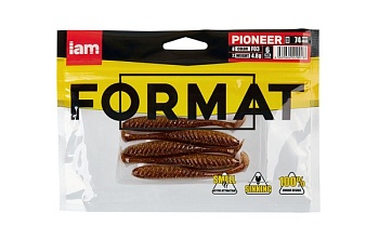 Силиконовая приманка FORMAT PIONEER 74mm F03