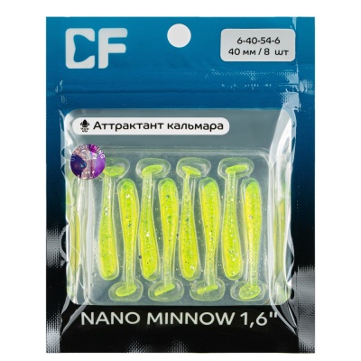 Силикон. приманки Crazy Fish NANO MINNOW  6-40-54-6 