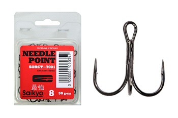 Крючки Saikyo тройн. 7001 BN № 8 (50 шт.)