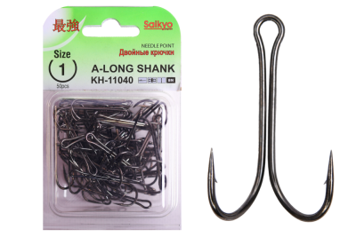 Крючки Saikyo двойн. Long Shank KH-11040 BN № 1 (100шт.)