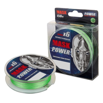 Плетеный шнур AKKOI MASK POWER x6 150m green 0.16mm