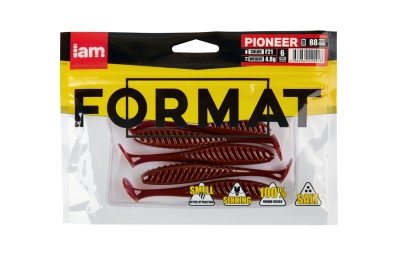 Силиконовая приманка FORMAT PIONEER 88mm F21