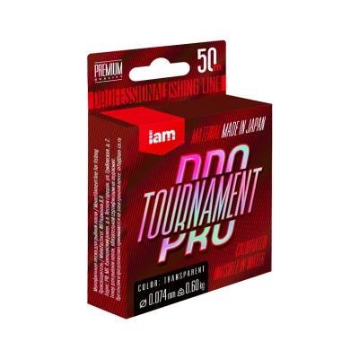 Монофильная леска TOURNAMENT PRO 50m d0.105