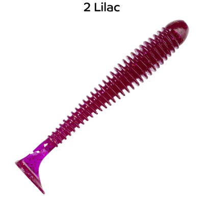 Силикон. приманки Crazy Fish Vibro Worm 3.  11-75-2-6