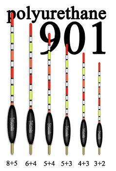 901  Поплавок из полиуретана  Wormix 4+3гр (10шт.)