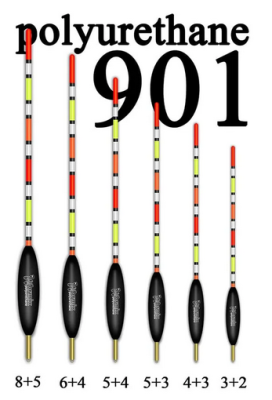 901  Поплавок из полиуретана  Wormix 6+4гр (10шт.)