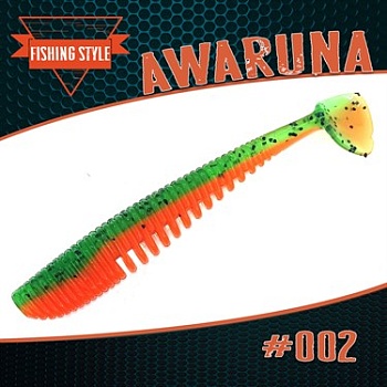 AWARUNA  3" (75 мм)уп.9 шт.#002 Watermelon