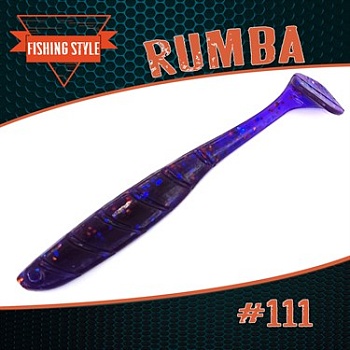 RUMBA  4.5" (113мм) уп.5шт. #111 DEEP PURPLE