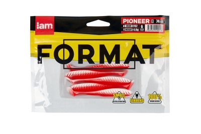 Силиконовая приманка FORMAT PIONEER 74mm F02