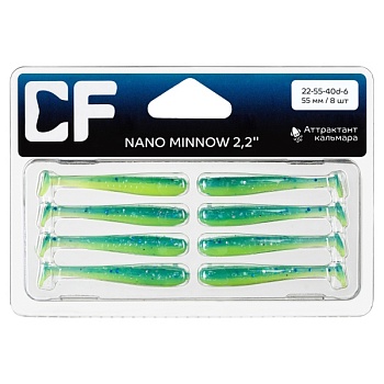 Силикон. приманки Crazy Fish NANO MINNOW 2.2  22-55-40d-6 