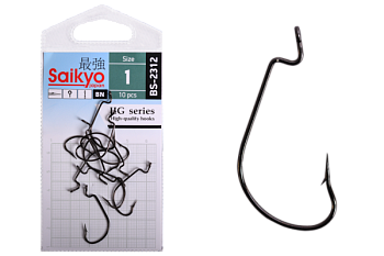 Крючки Saikyo BS-2312 BN № 1 (10шт.)