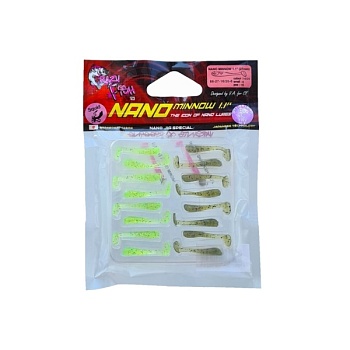 16/20 Силикон. приманки Crazy Fish Nano minnow 1.1 68-27-16/20-6