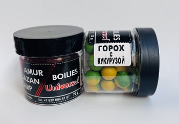 Бойлы универсал 14мм не оснащенные(горох\кукур)