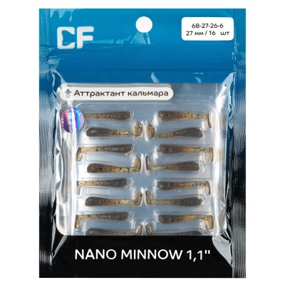 26 Силикон. приманки Crazy Fish Nano minnow 1.1 68-27-26-6