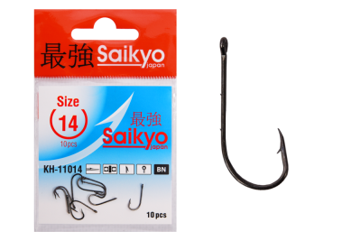 Крючки Saikyo KH-11014 BAIT HOLDER BN № 14 (10шт.)