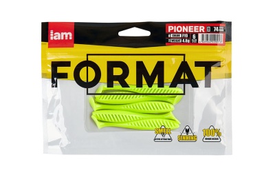 Силиконовая приманка FORMAT PIONEER 74mm F19