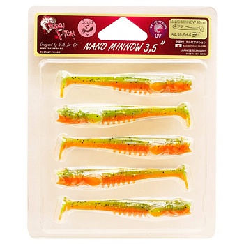 Силикон. приманки Crazy Fish NANO MINNOW 3.5  54-90-5d-6