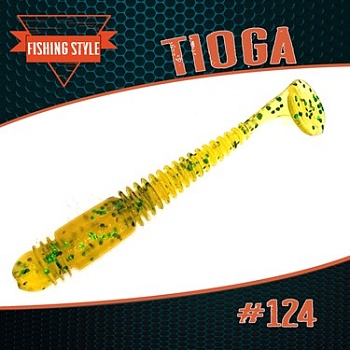 TIOGA 3.3" (83мм) уп.6 шт. #124 BEER