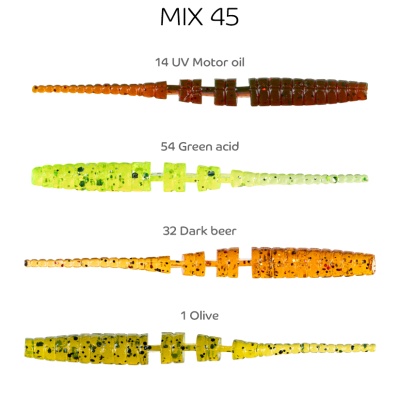 Силикон. приманки Crazy Fish Polaris 2.2  17-54-M45-6