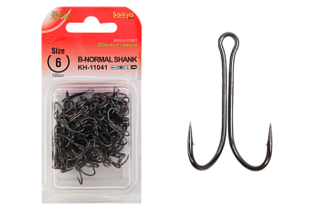 Крючки Saikyo двойн. Normal Shank KH-11041 № 6 BN (100шт.)