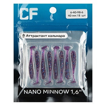 Силикон. приманки Crazy Fish NANO MINNOW 1.6  6-40-98-6 