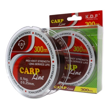 Леска K.D.F. Carp Line 0.25 мм 300 м