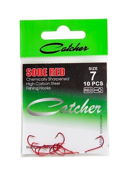 Крючок Catcher Sode Red  № 7