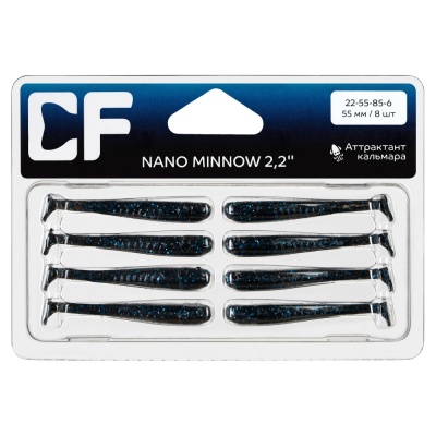 Силикон. приманки Crazy Fish NANO MINNOW 2.2  22-55-85-6 