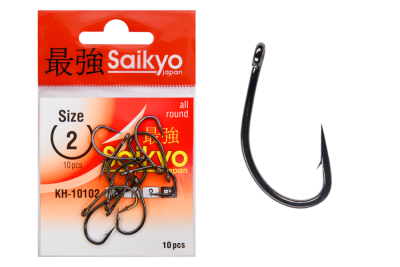 Крючки Saikyo KH-10102 BIG CARP BN № 2 (10шт.)
