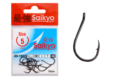 Крючки Saikyo KH-10026 Chinu Ring BN № 5 (10шт.)