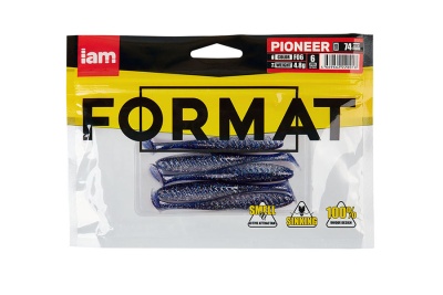 Силиконовая приманка FORMAT PIONEER 74mm F06