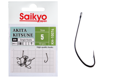Крючки Saikyo KH-10074 BN AKITA KITSUNE № 5 (10шт.)