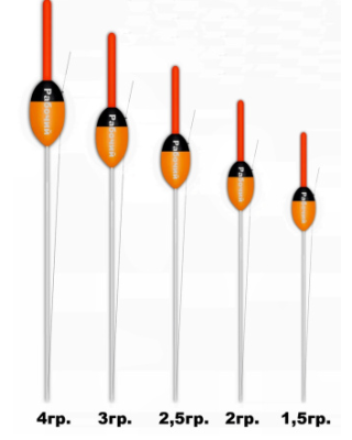 503  Поплавок из полиуретана " РАБОЧИЙ"  2,5гр. (10шт.)