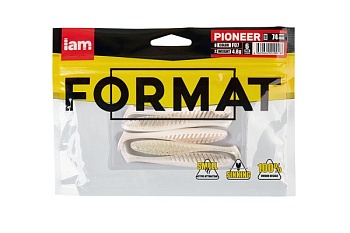 Силиконовая приманка FORMAT PIONEER 74mm F07