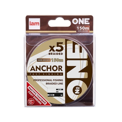Плетеный шнур тонущий №ONE ANCHOR X5-150 d0.16