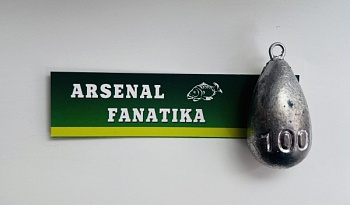 Груз Скользящая капля 110гр.(5шт)