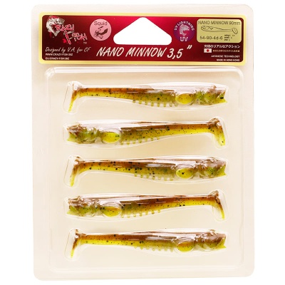 Силикон. приманки Crazy Fish NANO MINNOW 3.5  54-90-4d-6