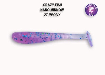 Силикон. приманки Crazy Fish NANO MINNOW 2.2  22-55-27-6 