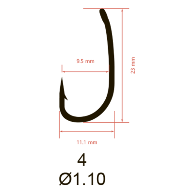 Крючки Saikyo KH-10099 SPECIAL CARP BN № 4 (10шт.)
