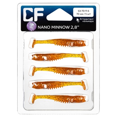Силикон. приманки Crazy Fish NANO MINNOW 2.8  53-70-9-6