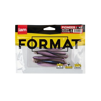 Силиконовая приманка FORMAT PIONEER 74mm F24