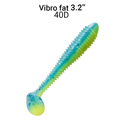 Силикон. приманки Crazy Fish Vibro Fat 3.2  73-80-40d-6