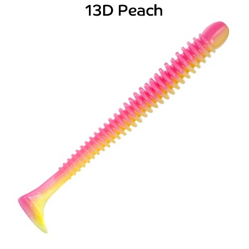 Силикон. приманки Crazy Fish Vibro Worm 3.4  13-85-13d-6-F плавающие 